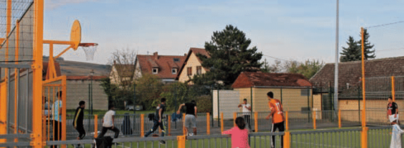 Un espace de jeu et de sport city stade de Marlenheim
