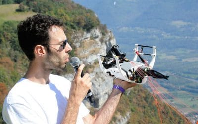 Julien Lerch présente son drone